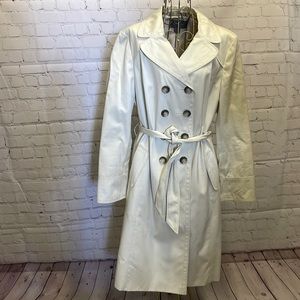 And taylor Winter white trenchcoat